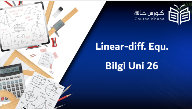 Linear-diff. Equ. Bilgi Uni 26