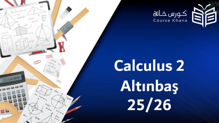 Calculus 2 Altınbaş 25-26